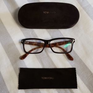 Tom Ford eyeglasses with hard shell case